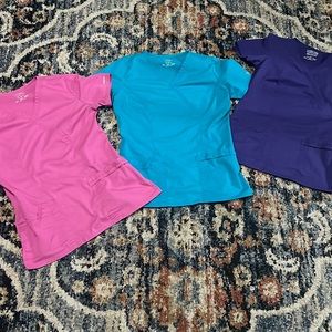 Cherokee core stretch scrub tops